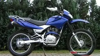 Honda XR 125 exhaust sound and acceleration