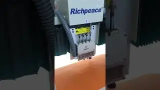 2 heads perforation\punching machine for car interiors of Richpeace brand