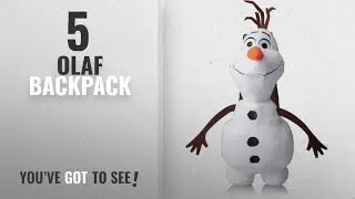 Top 10 Olaf Backpack [2018]: Disney Big Girls' Olaf Frozen Plush Backpack, Multi, One Size