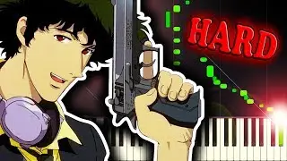COWBOY BEBOP OP (Tank!) - Piano Tutorial