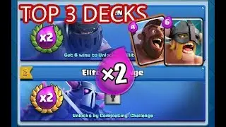 Top 3 easiest double elixir mode deck.100% win