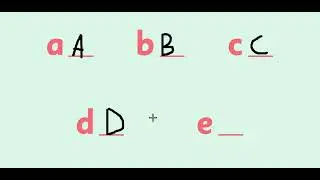 the alphabet