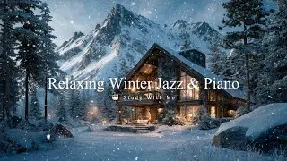 When the first snow falls  Relaxing Winter Jazz & Piano | ดนตรีฟังสบาย สำหรับอ่านหนังสือและพักผ่อน