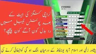 Psl 5 || points table || HBL PSL 2020
