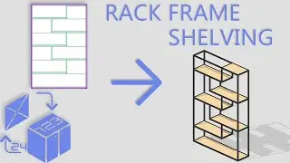 123-Cabinetry 24 (for Revit&reg;) : RACK FRAME SHELVING