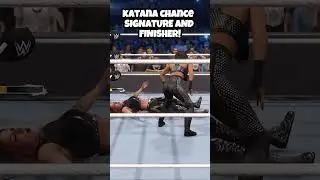 KATANA CHANCE SIGNATURE AND FINSIHER IN WWE2K24 #wwe2k24 #katanachance