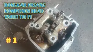 How to disassemble and install the Vario Head 110 FI K44 components.PART 1