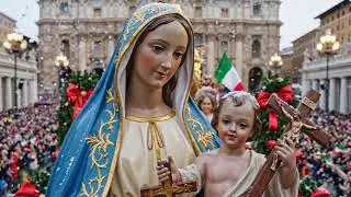 JESUS PARADE in Rome 2025 🎄 Live Nativity Christmas Celebration & Full Walkthrough