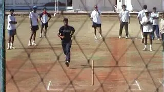 R. P. Singh Bowling in the Nets | MRF Pace Foundation