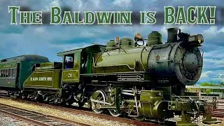 Baldwin 26 Steam Engine ALIVE at Steamtown! First Rides of Spring 2022