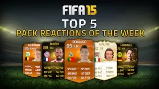 TOP 5 PACK REACTIONS OF THE WEEK FT. 2X MOTM RONALDO'S IN A PACK! - FIFA 15 ULTIMATE TEAM