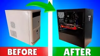 MOD  A GABINETE DE PC , CONVIRTIENDOLO A GAMER-MODDING CASERO PC