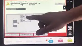 Printing A Job When The Paper Settings Don&rsquo;t Match | Konica