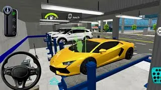 Yellow Lamborghini For Service 3d Driving Class android game play video |Car Game #gameplay #cargame