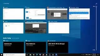 Как удалить и отключить представление задач в Windows 10, отключить функцию смахивания для предст...