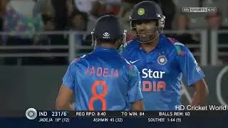 Most Thrilling Cricket Finish Ever . Hero: Jadeja and Ashwin