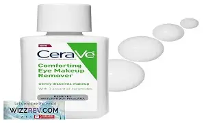 CeraVe Eye Makeup Remover with Hyaluronic Acid and Ceramides Waterproof Non Comedogenic