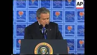 Pres Bush on war on terror