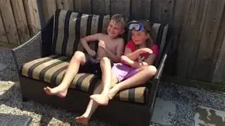WATERBALLOONS!! Watch to the end to see Clumsy Cowboy get it!