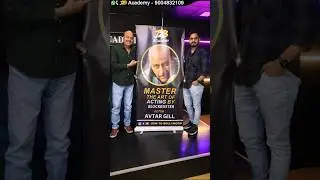 Acting Masterclass by Actor Avtar Gill successfully completed | #actingclass #actingtips #j2b