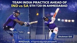 Indian Cricket Team practice session | Ft. Suryakumar Yadav, Shubham Gill, Sanju Samson, Tilak Varma