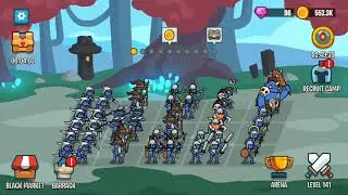STICK BATTLE : WAR OF THE LEGIONS LV 121 - LV 140 GAMEPLAY WALKTHROUGH ( ANDROID & IOS )