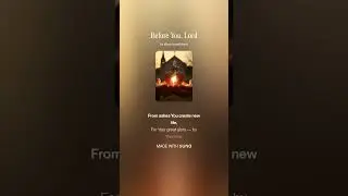 Before You - Lord, Worship song, Hym, Christian Music, Markpi Studio