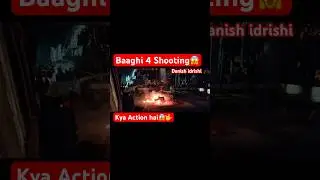 Baaghi 4 Shooting Behind the scenes 😱#baaghi4 #tigershroff #action #film #tseries #2025