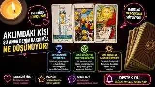 Aklımdaki Kişi Şu Anda Benim Hakkımda Ne Düşünüyor? #tarot #keşfet #minimaltarot 