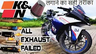 K&N Filter Best Exhaust For Ktm Rc 200, 390 | K&N Filter #ktm #trendingnow Vlog 8
