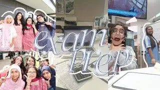 ｡𖦹&deg;‧ᐟ preparing for exams! | friends, libraries, biscoff, bangla skl