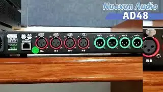 48K Professional dsp audio processor，4 input 8 output digital audio processor speaker management.