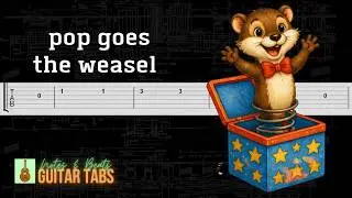 Pop Goes the Weasel GUITAR TAB