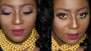 THE BLUSH COLOUR TO MAKE YOUR EASTER LOOK SO GLAM / MATTE EYESHADOW + BOLD LIPS