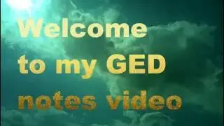 2016 GED notes, Earth and Space, 20% of the science test.