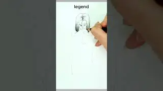 Future Trunks 4 Power Levels | Dragon Ball Pencil Art #shorts