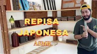 Repisas inspiración japonesa-ASMR del proceso