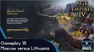 Age of Empires IV - EP18 - Moscow versus Lithuania - Gameplay (No commentary)