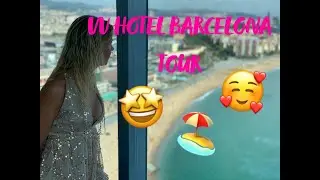 W HOTEL Barcelona extrem cool tour !!Amazing pool room breakfast and beach sagrada corona party upda