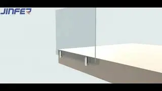 Glass Spigot Tilt Side Mount Frameless Glass Railing Installation Video