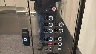 Cool Buttons! Shiny Dover? Traction Elevators | Parkwood Crossing (Building 1) | Indianapolis, IN