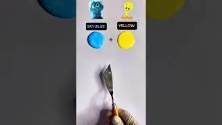 Art Craft Blender Magic ✨ | Hypnotic Paint Flow & Satisfying Blending ASMR
