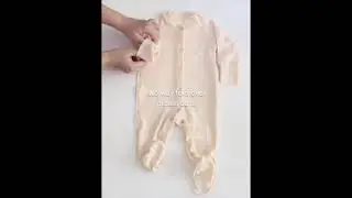 Topsy-Turvy Baby Sleepsuit Peach