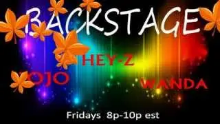 Backstage on Hey Z Radio -Show Trailer