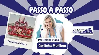 Cestinha de Natal Multiuso por Rejane Viana