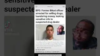 Ex-Cop arrested for selling Dr*gs and helping dealers #mississippi #shorts #acab #1312 #ftp #police