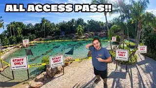WHAT YOU DON'T SEE AT SEAWORLD!! (BEHIND THE SCENES)