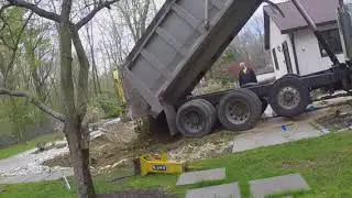 360 Pool Demo backfilling Pool in Upper Dublin, PA