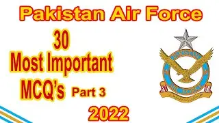 GD Pilot | Air Defence | PAF English Important Questions | 2022 | Part 3