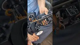RC car Amazing rotation speed (xray t4) wheel explosion